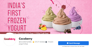 Cocoberry frozen youghurt social media success story