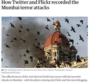Mumbai terror attack on social media