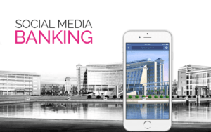Social media marketing for banking banner