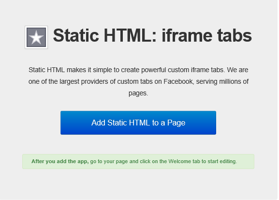 Static html