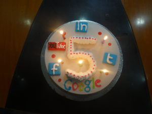 Dv 5 years cake
