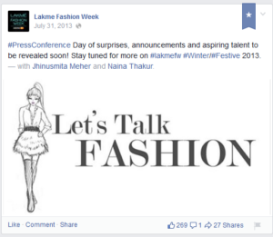 How lakme added 400 new followers on twitter in just 5 days during the fashion week 3