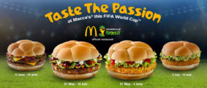 Maccas world cup burger