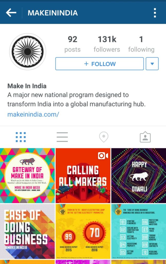 Make in india_instagram