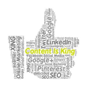 Content is king online marketing