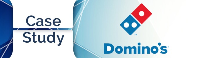 Dominos case study banner