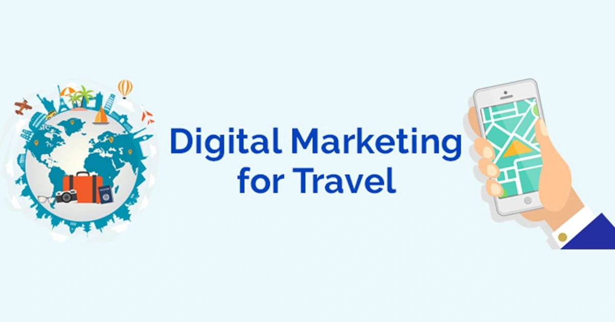 Digital marketing for travel banner
