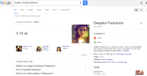 Google deepika