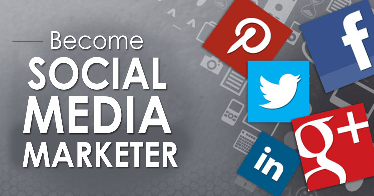Social media marketer banner