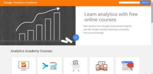 Google analytics academy courses