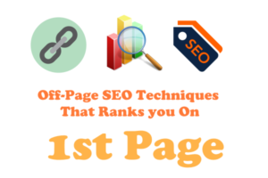 Off page seo technique first page