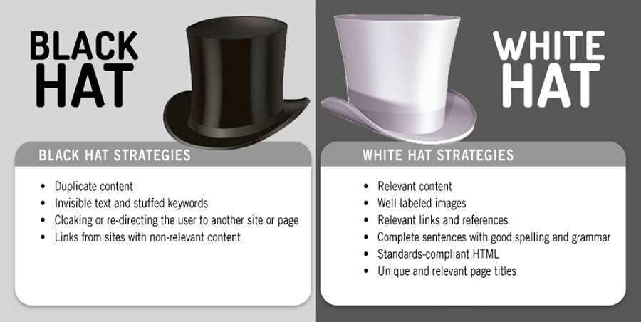 Seo expert - black hat white hat