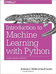 Introduction to device studying with python book cover