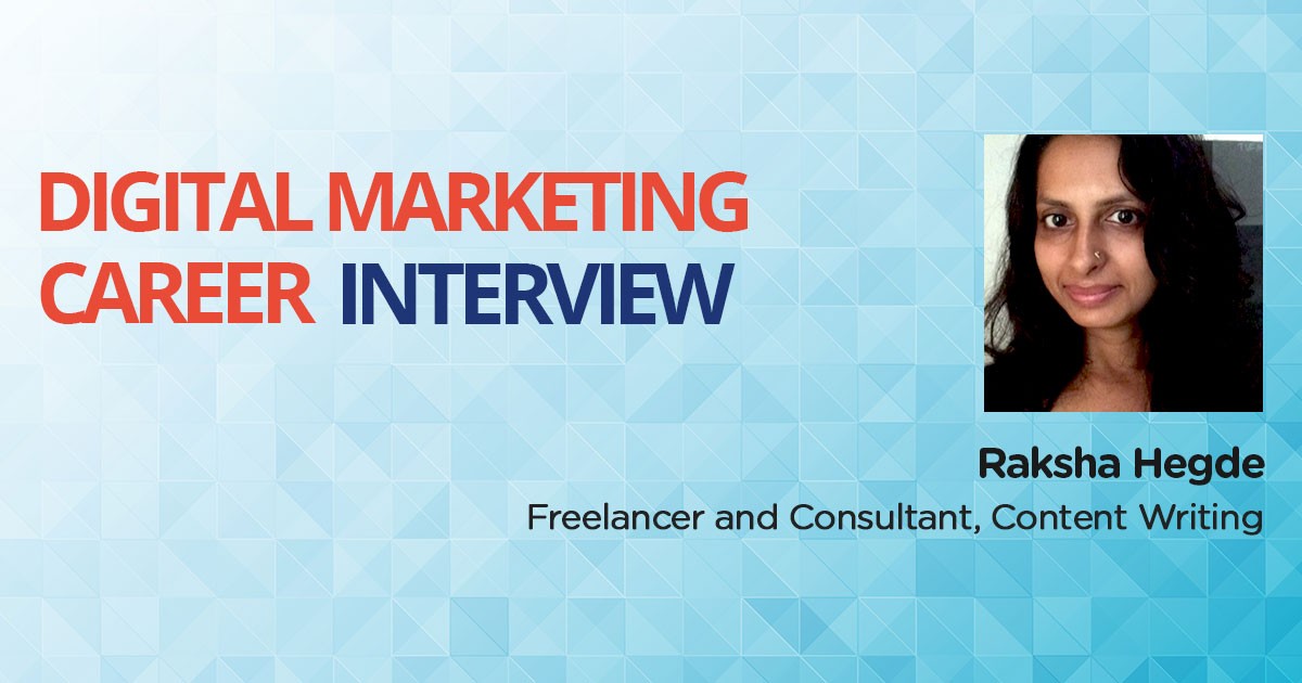 Digital marketing career interview raksha hegde 1