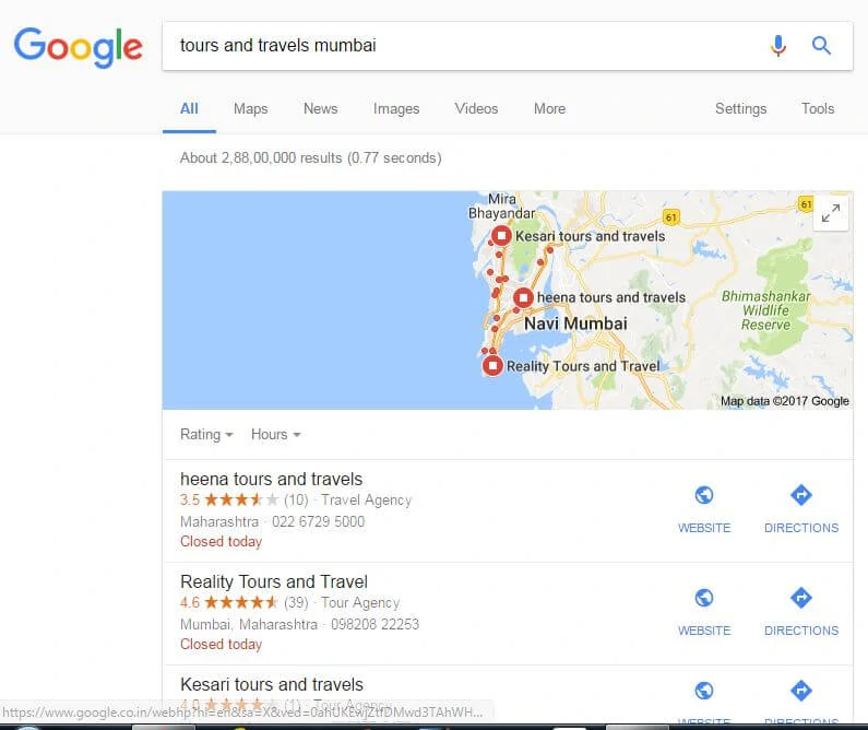 Search engine results for the keywords "tours and travels mumbai"