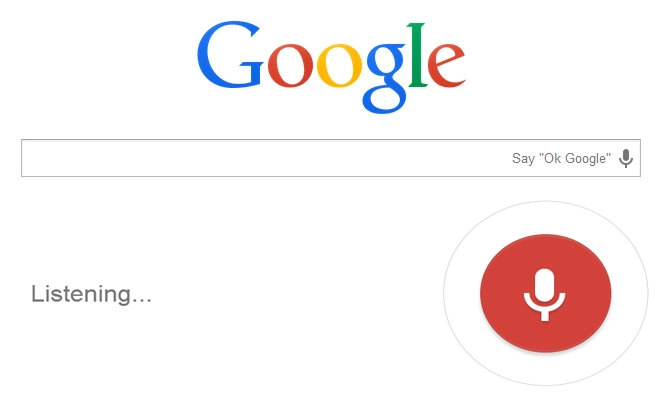 Google search by voice