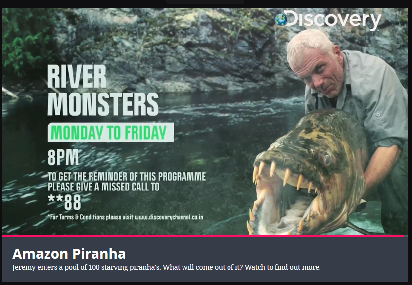 River monsters website screenshot