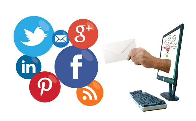 Email marketing and social media