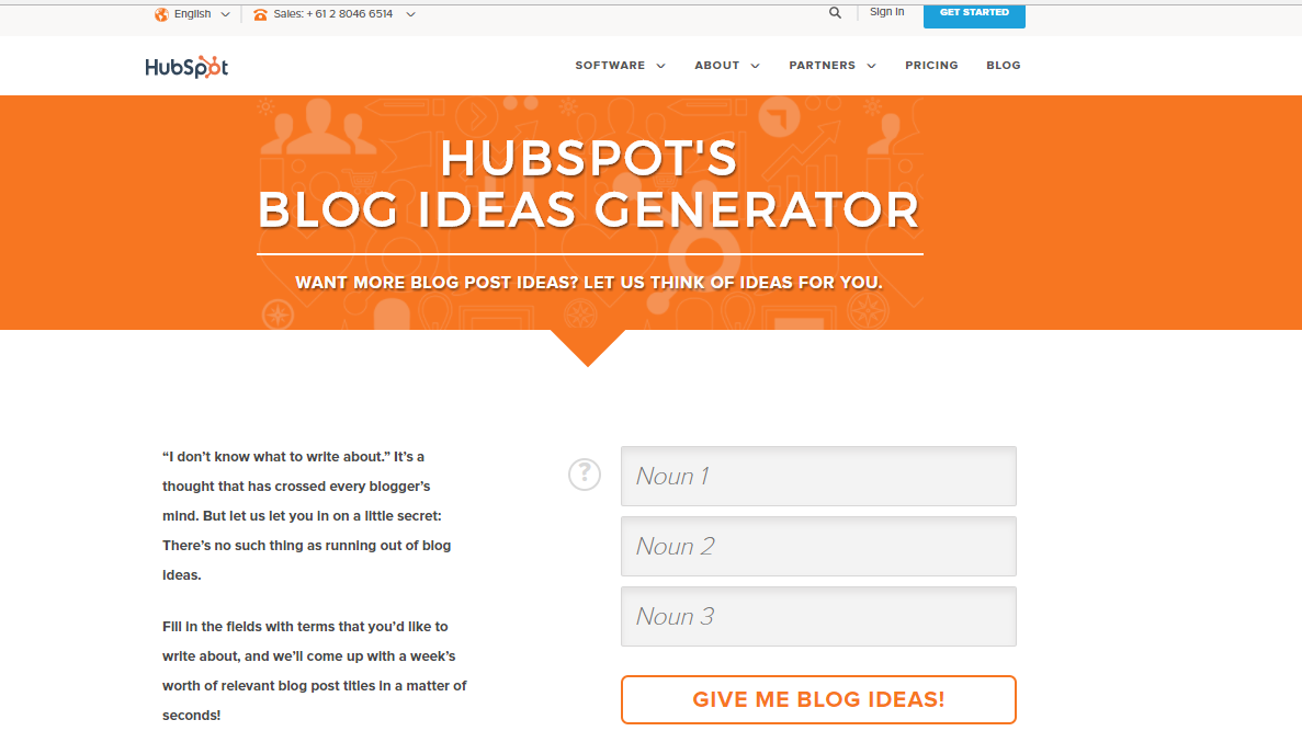Blogging tools for blog topic idea generation
