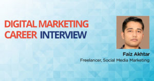 Digital marketing career interview faiz akhtar