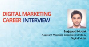 Digital marketing career interview surjajyoti modak