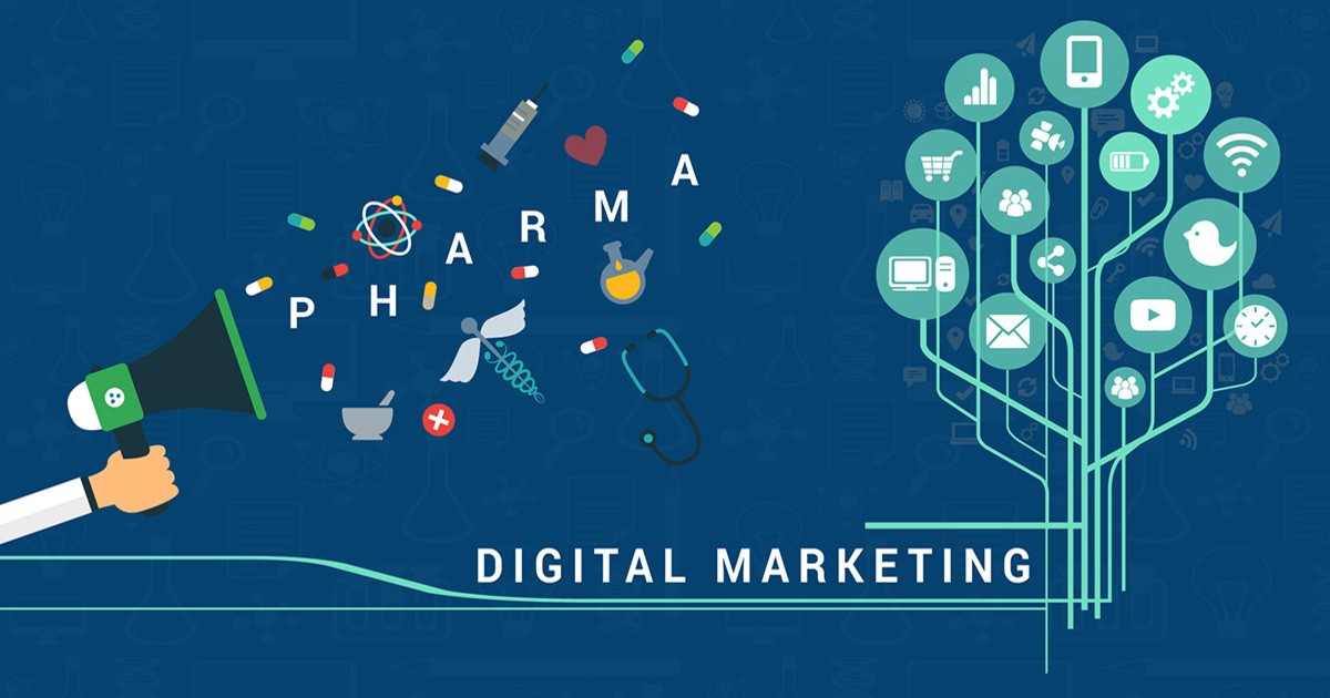 Digital marketing in pharma industry banner