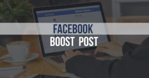 Facebook boost post