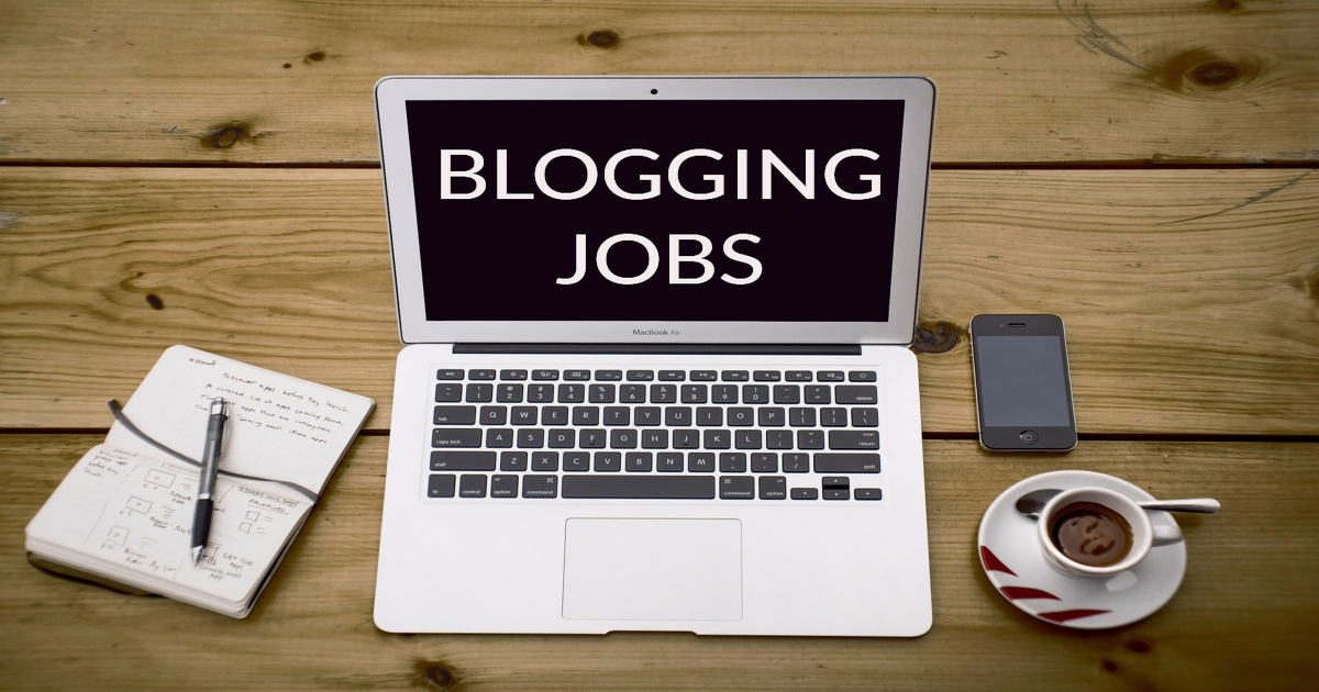 Blogging jobs banner