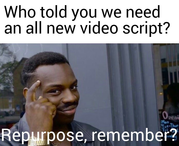 Repurposing content