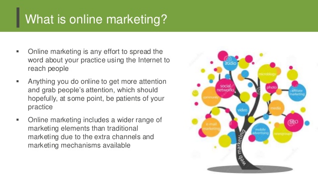 What is online marketing