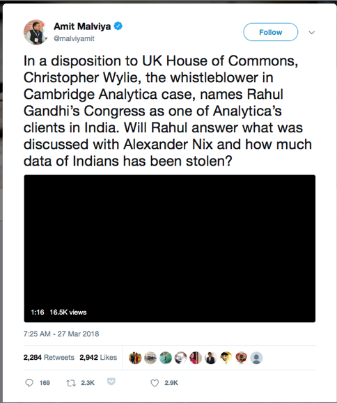 Cambridge analytica scandal