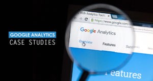 Google analytics case studies banner