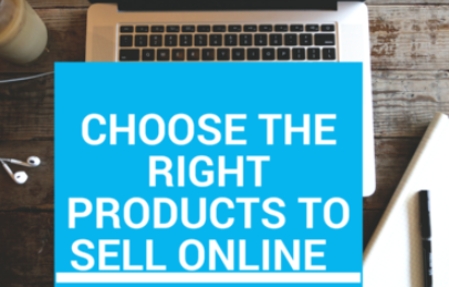 Choose a product to sell online