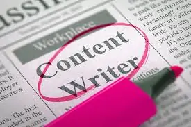 Content writer job description