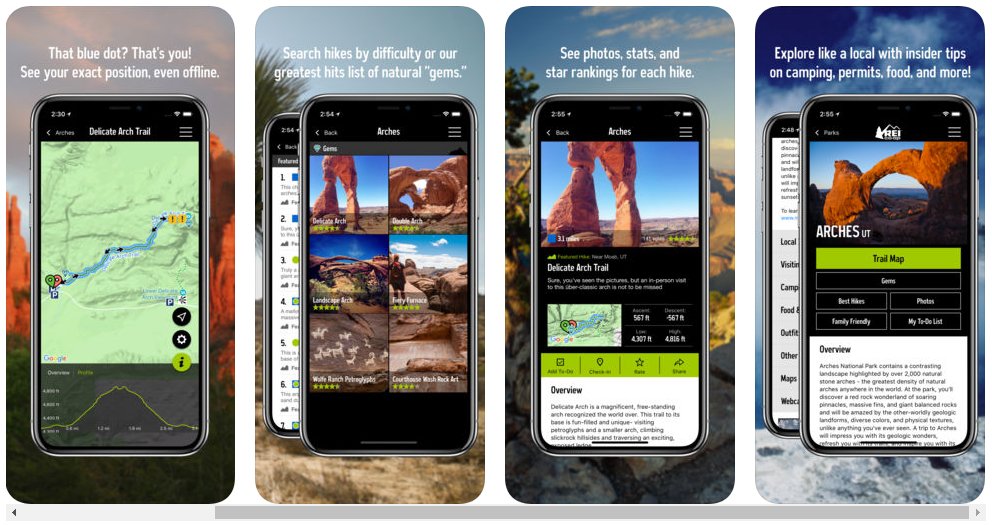 5 rei app national parks