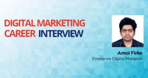 Digital marketing career interview banners amol firke