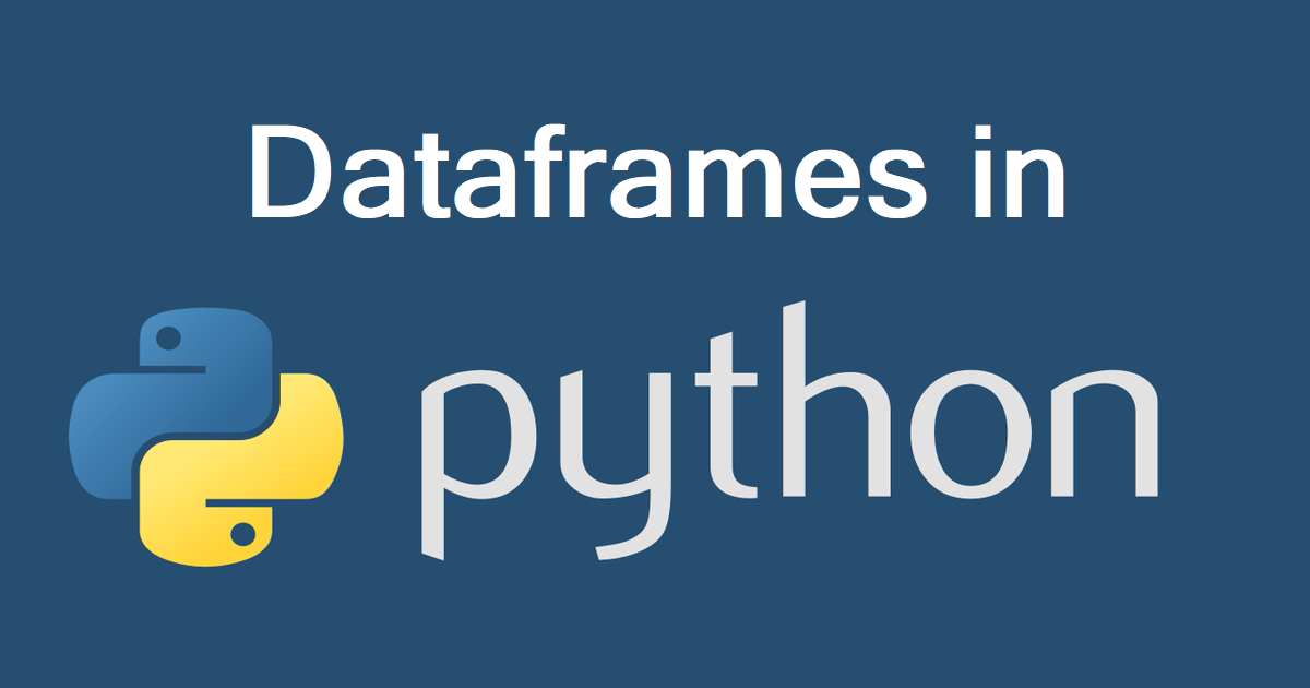 Dataframe in python