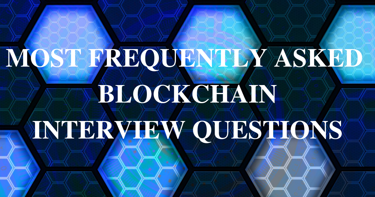 Blockchain interview questions