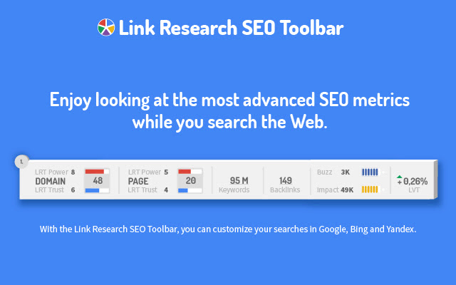 Link research seo toolbar