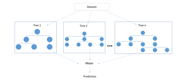 Decision trees and random forests - image source - towards data science