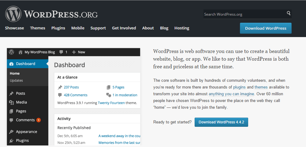 Self-hosted wordpress