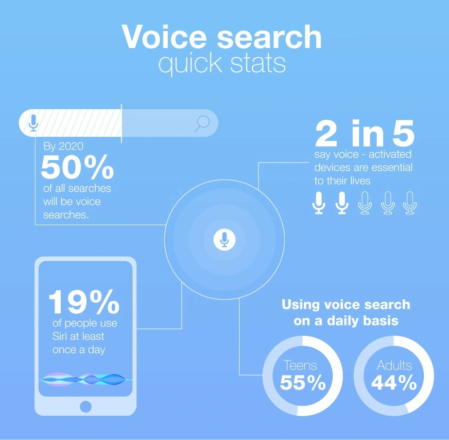 Use of voice search
