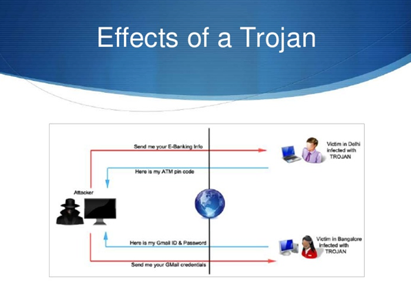 Effects of a trojan