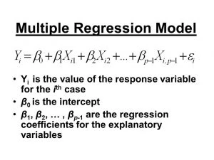 Multipleregressionmodel