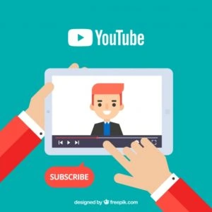 Youtube player device with flat design 23 2147844070