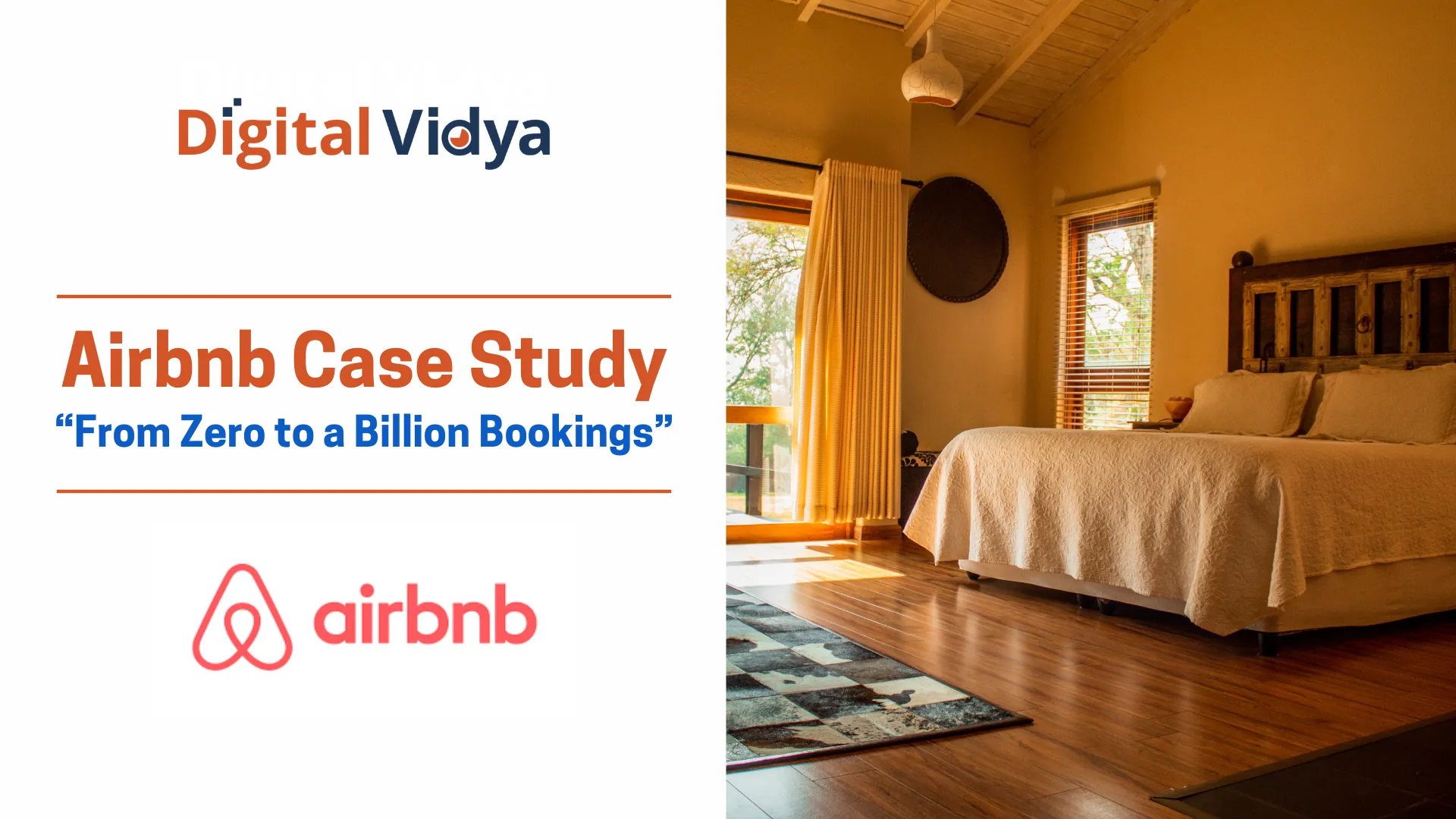 Airbnb case study - from zero to a billion bookings