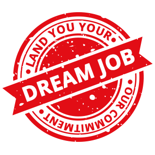 Land you your dream job stamp