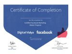 Facebook marketing certification
