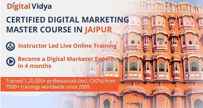 Certified Digital Marketing Course in Jaipur